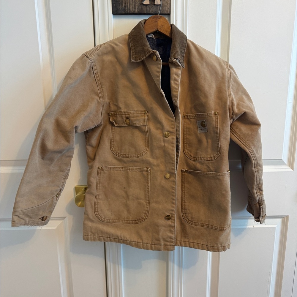 Lived in Carhartt sz 38 tan jacket